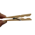 Venta al por mayor Clips colgantes Mini clavijas de ropa de madera Bambú Pinzas